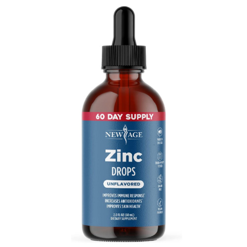 Gotas líquidas de Zinc Iónico